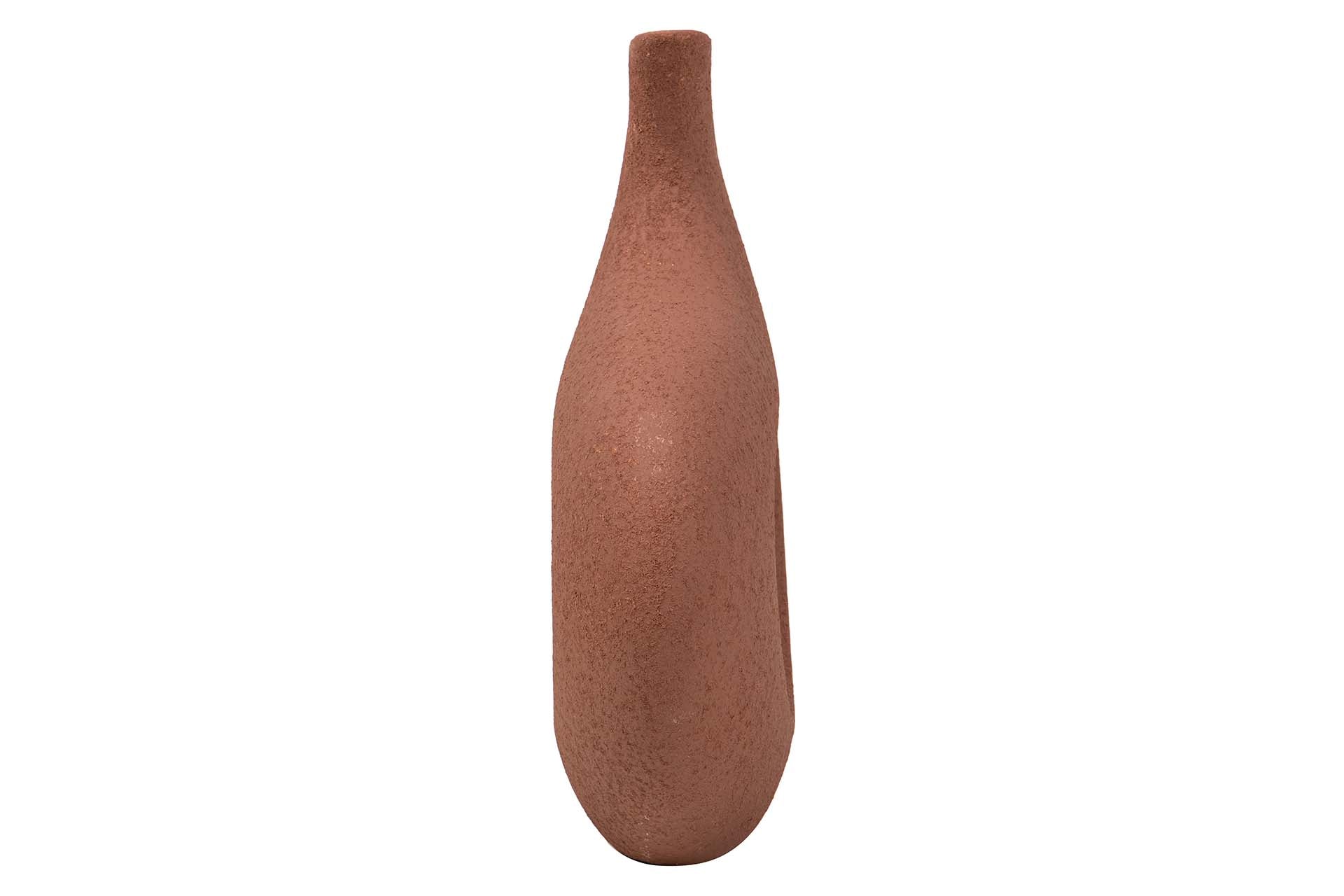 JARRON CERAMICA MARRON 35x12x50 CM