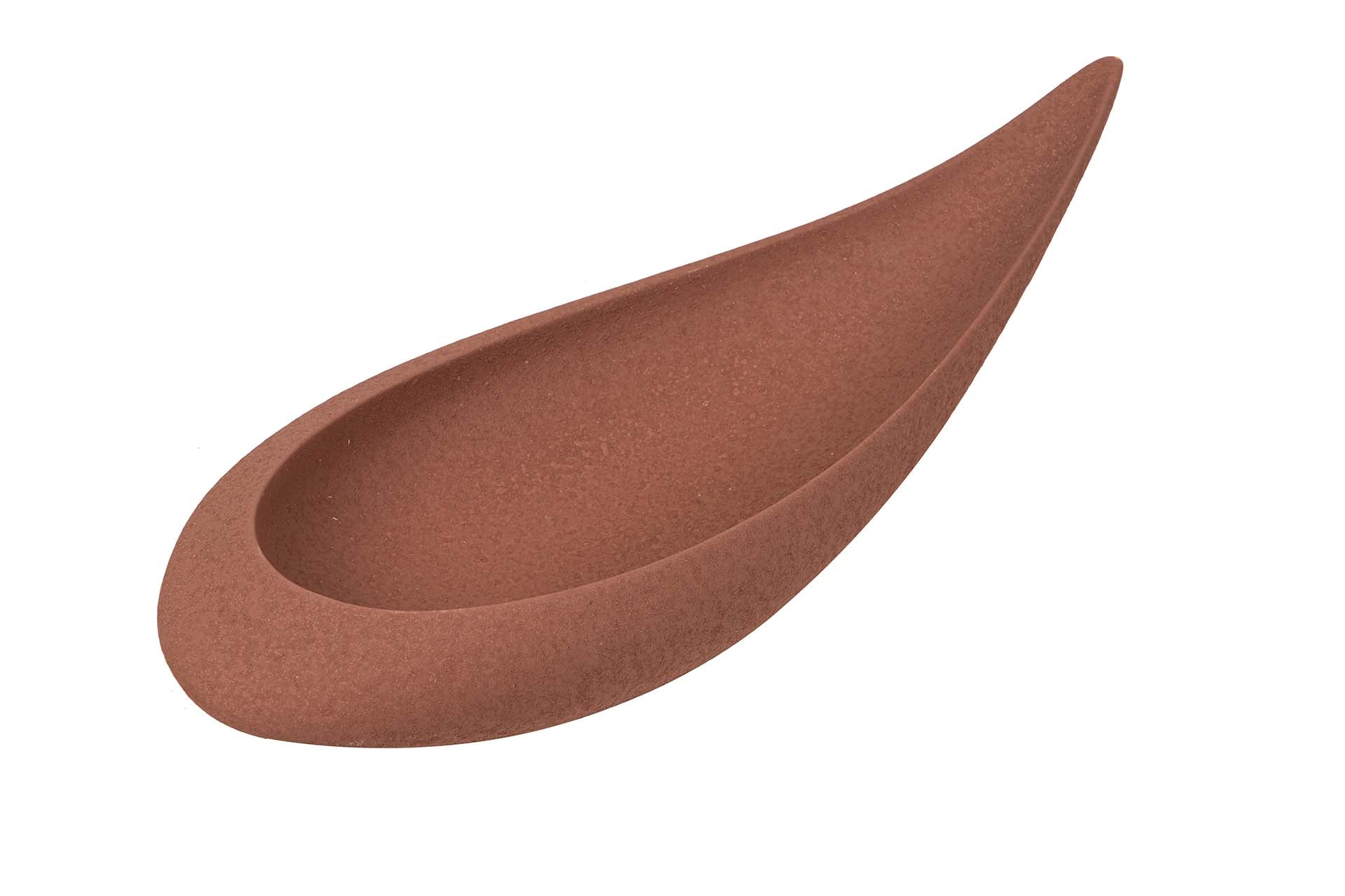 CENTRO DE MESA CERAMICA MARRON 63x52x12 CM