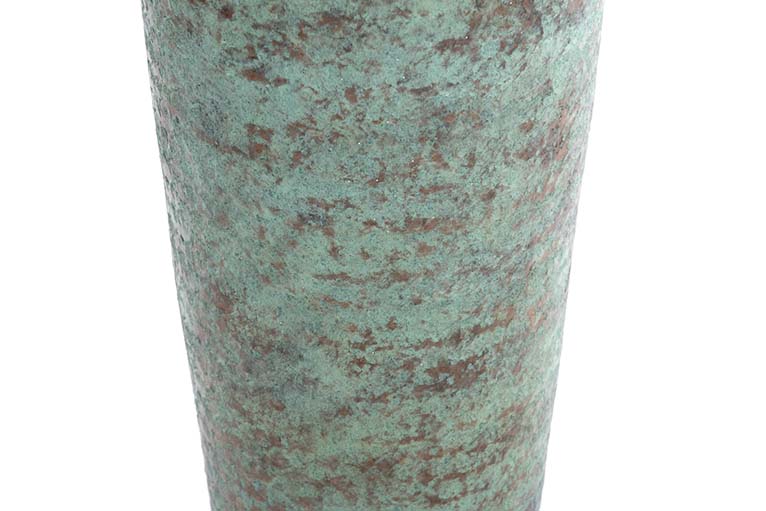 PARAGUERO CERAMICA VERDE 24x24x50 CM