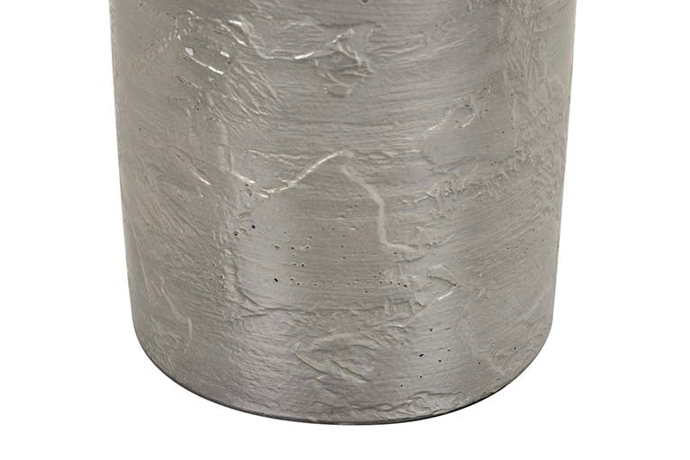 PARAGUERO CERAMICA PLATEADO Y VERDE 23x23x50 CM