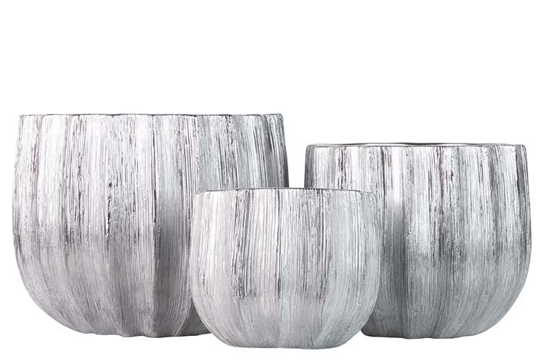 CONJUNTO 3 VASOS 32x32x26 25x25x23 19x19x16 CM
