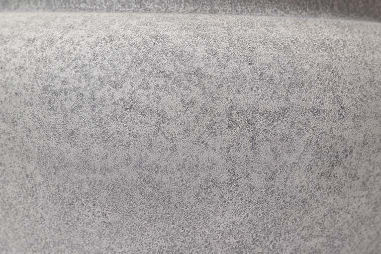 JARDINEIRA DE CERÂMICA CINZA 40x40x35 CM