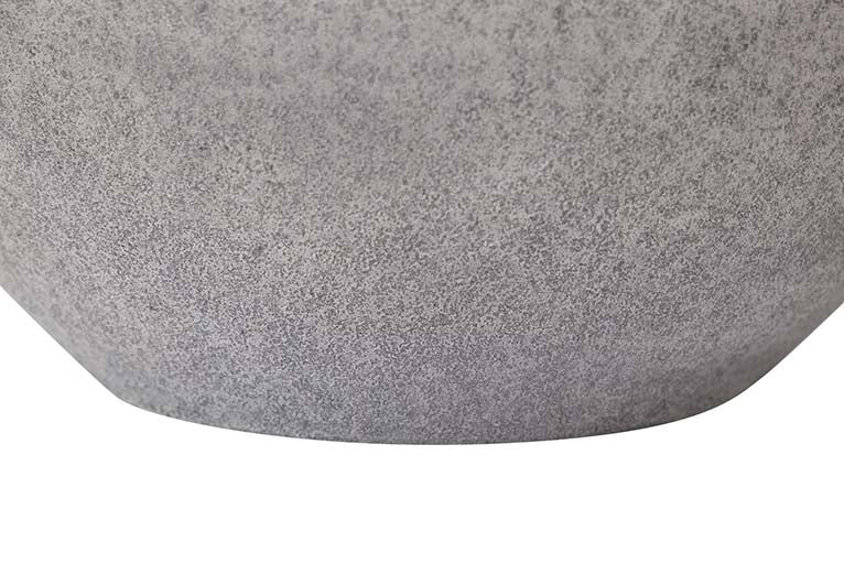 JARDINEIRA DE CERÂMICA CINZA 40x40x35 CM