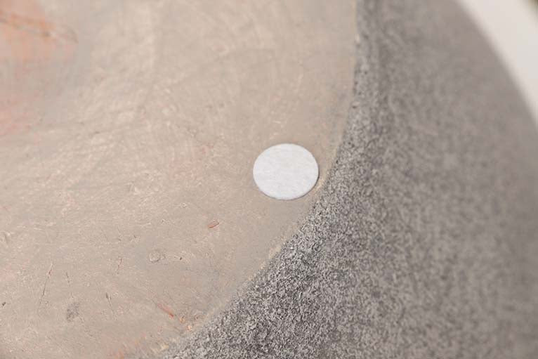 JARDINEIRA DE CERÂMICA CINZA 40x40x35 CM