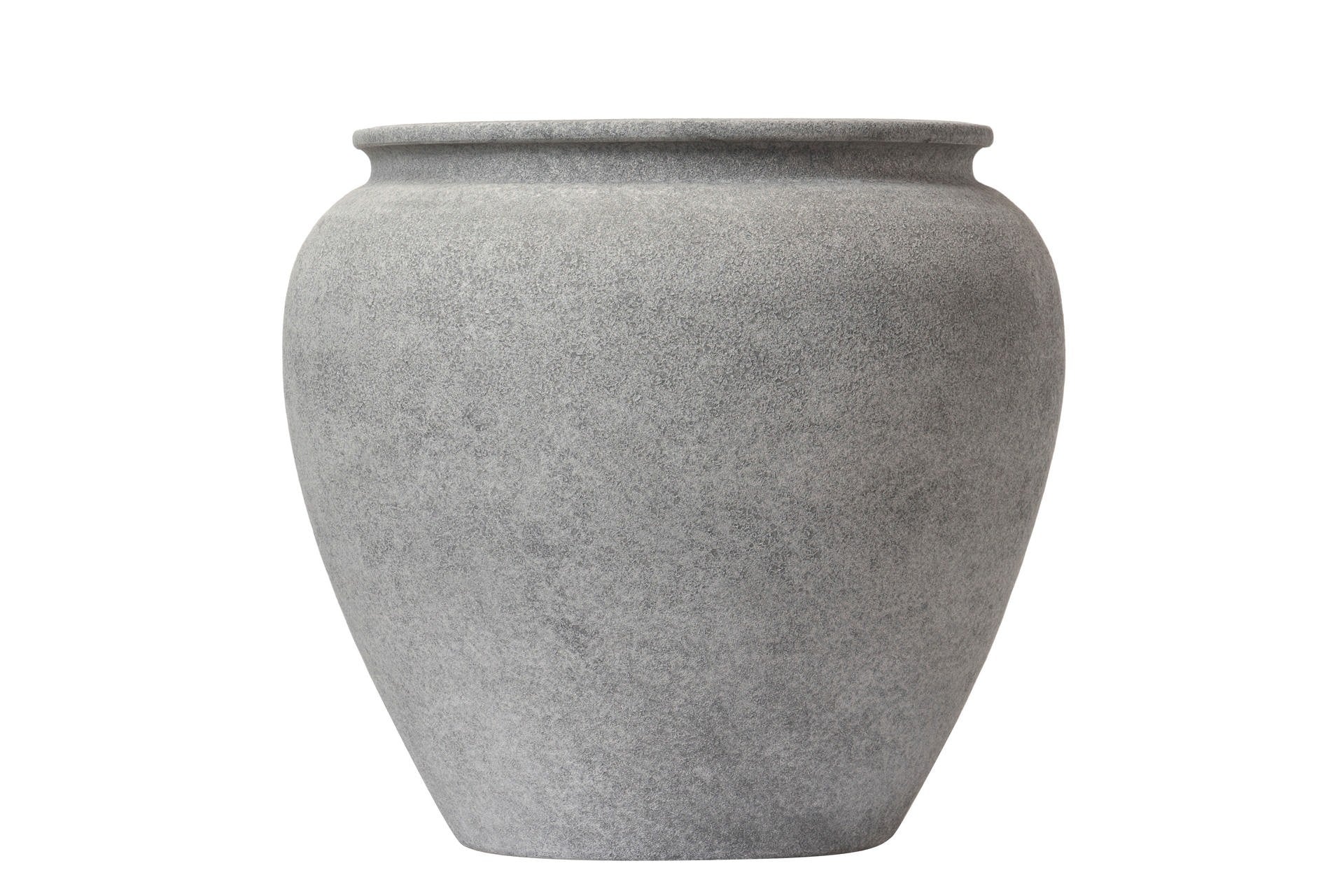 MACETERO CERAMICA GRIS 35x35x30 CM