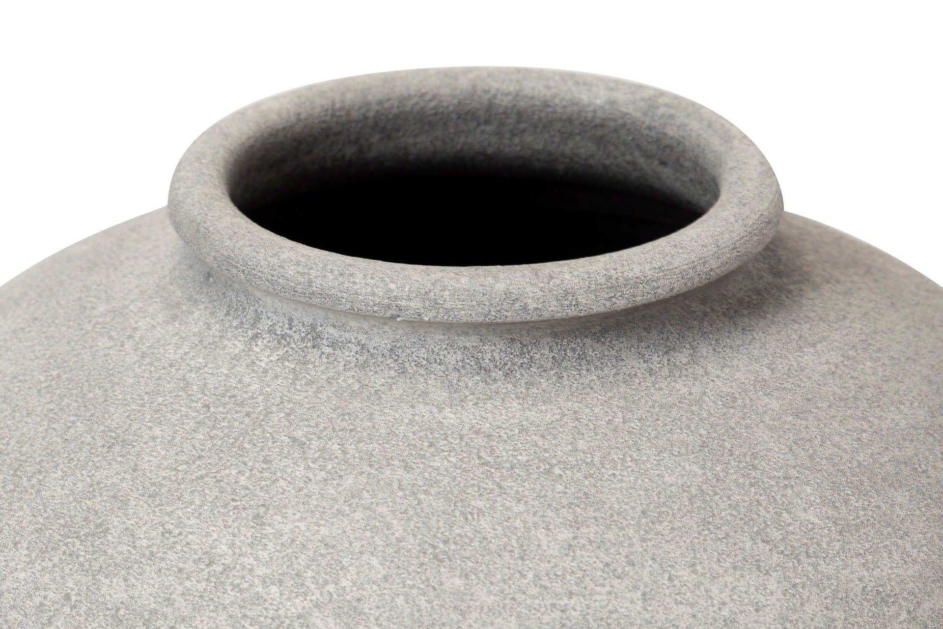 JARRON CERAMICA GRIS 32x32x28 CM