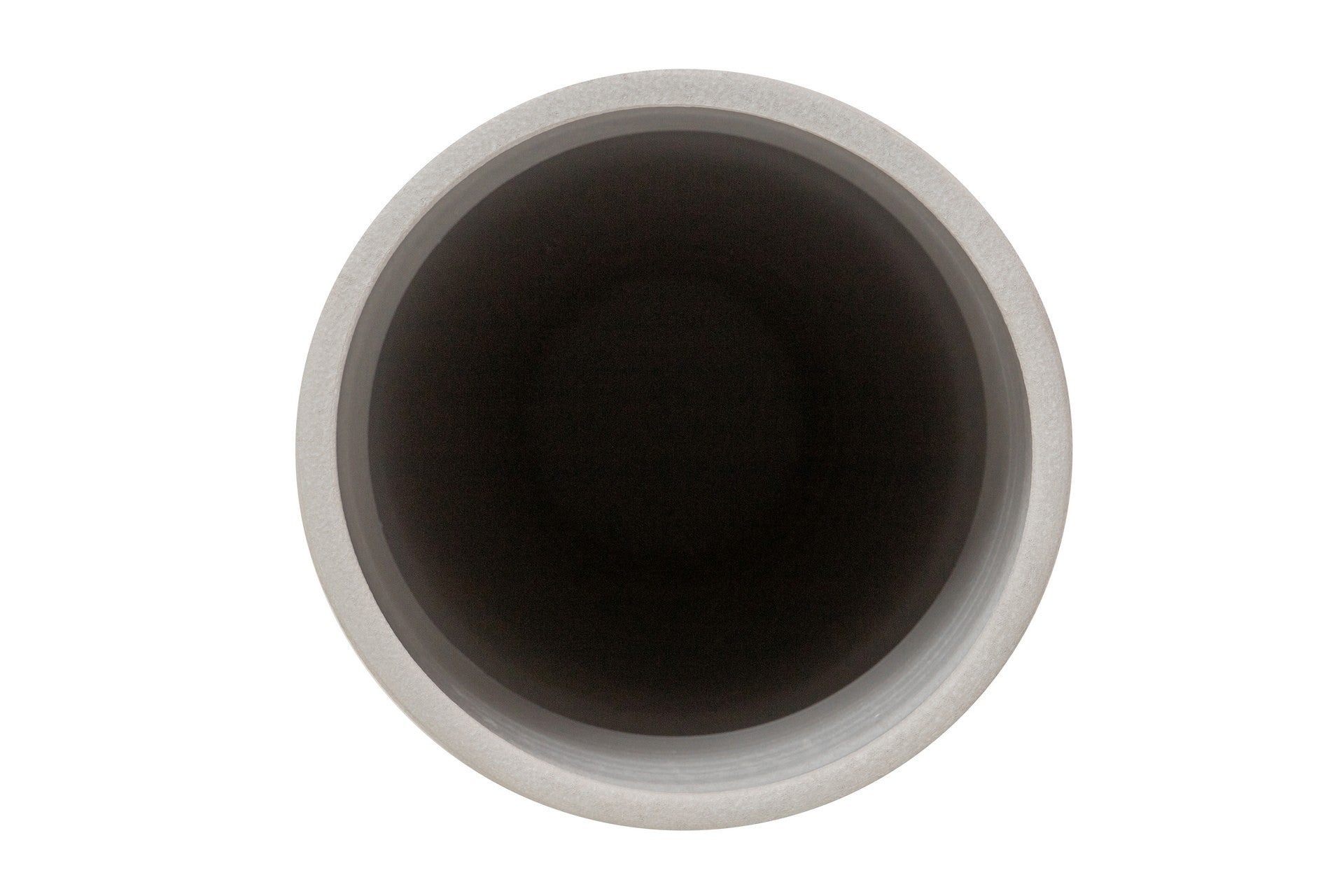 JARRON CERAMICA GRIS 30x30x80 CM