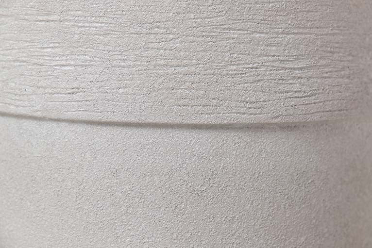 JARRON CERAMICA GRIS 30x30x80 CM