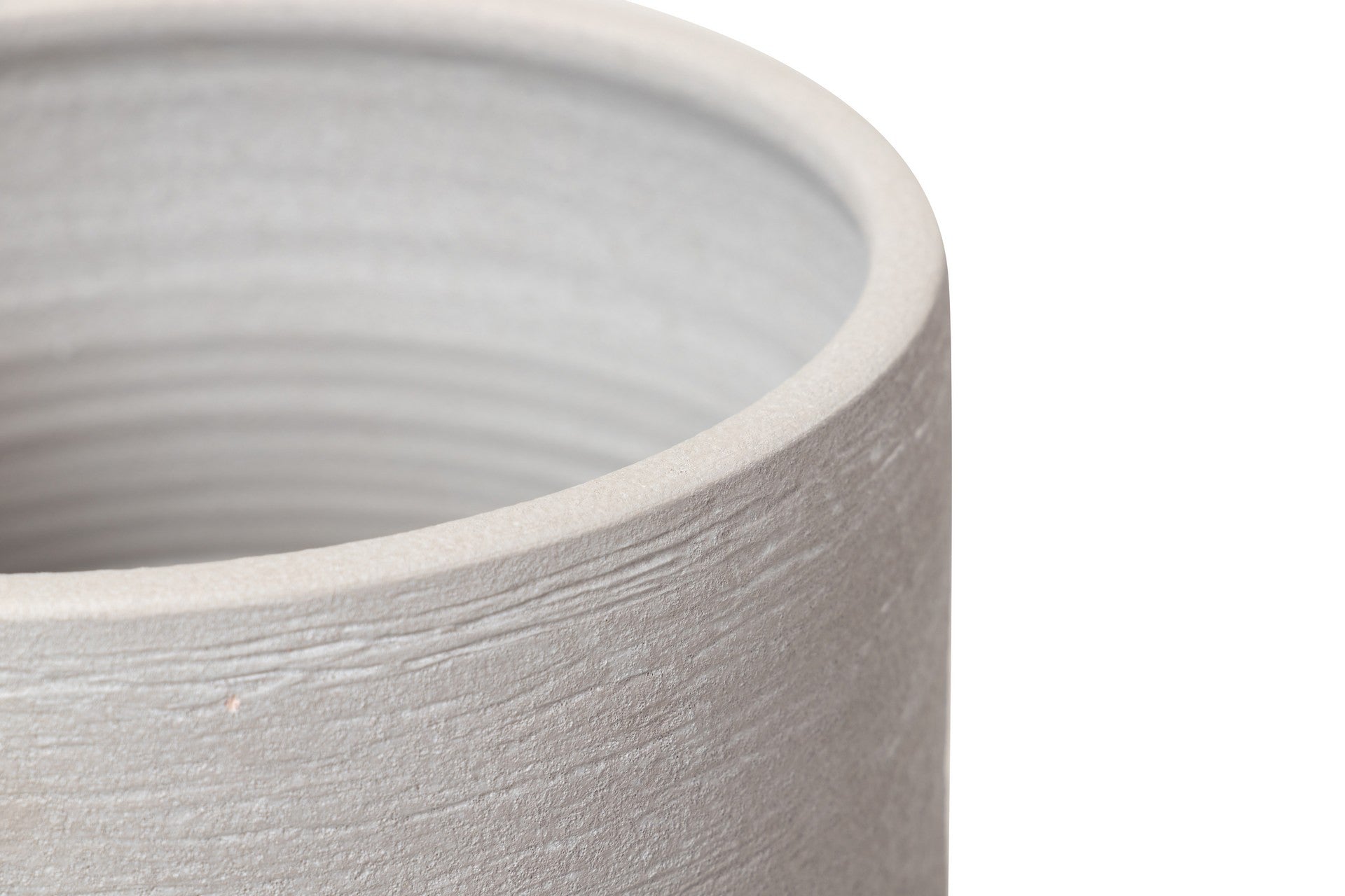 JARRON CERAMICA GRIS 30x30x80 CM