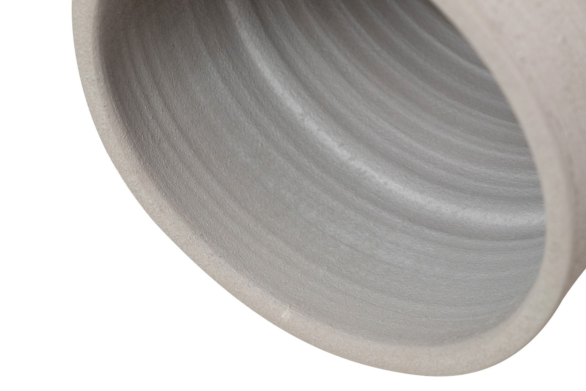 GREY CERAMIC VASE 24x24x60 CM