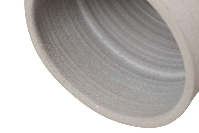 JARRON CERAMICA GRIS 24x24x60 CM