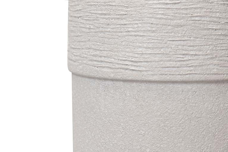 GREY CERAMIC VASE 20x20x40 CM