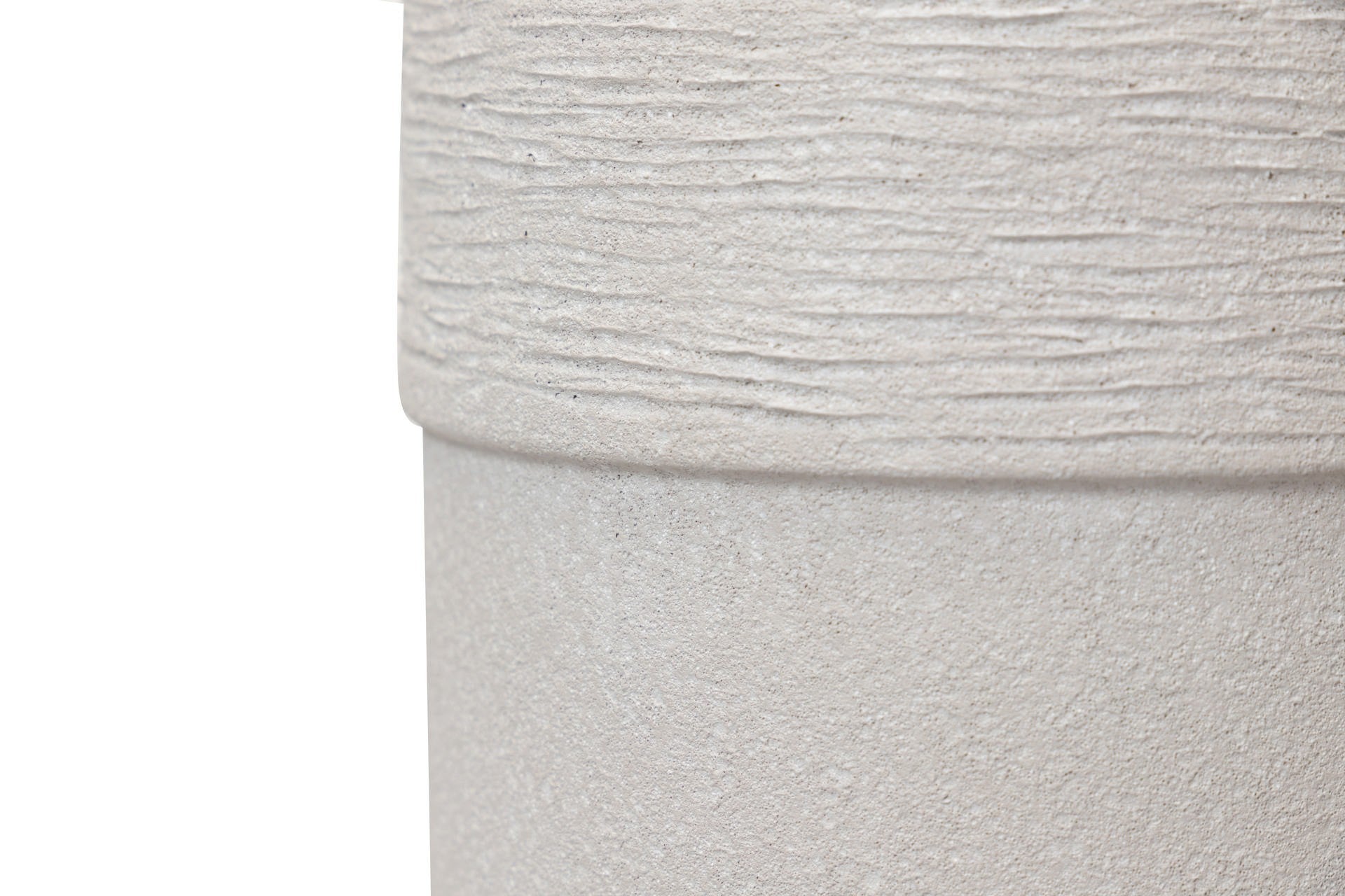 GREY CERAMIC VASE 20x20x40 CM