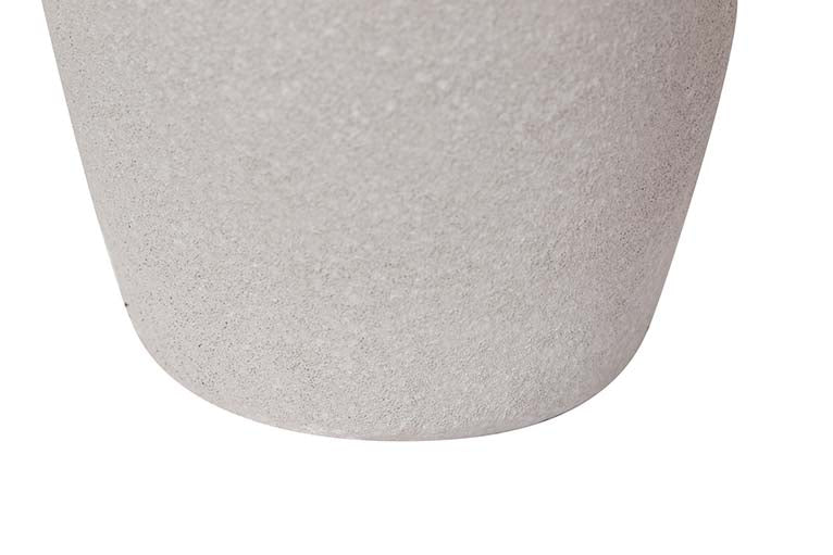 GREY CERAMIC VASE 20x20x40 CM