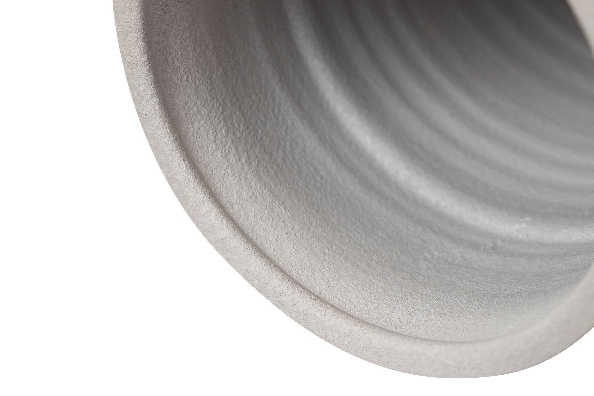 GREY CERAMIC VASE 20x20x40 CM