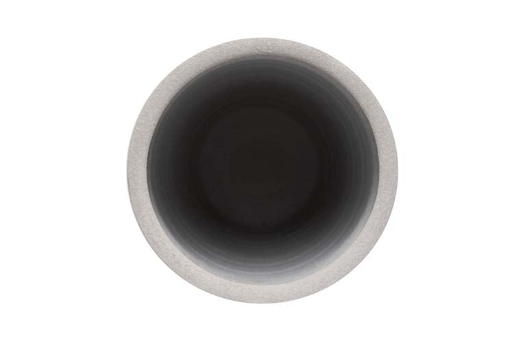 JARRON CERAMICA GRIS 16,5x16,5x30 CM