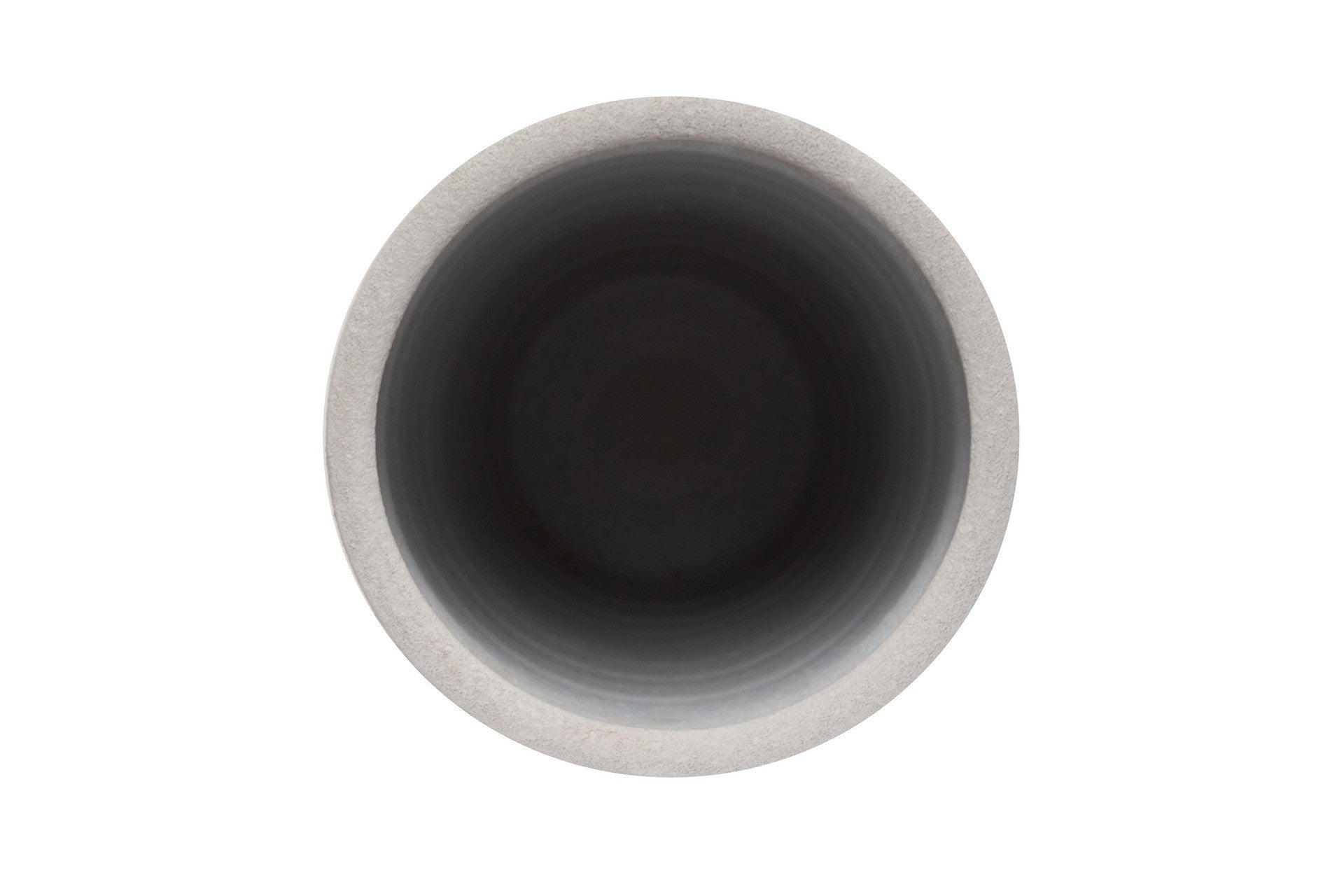 GREY CERAMIC VASE 16.5x16.5x30 CM