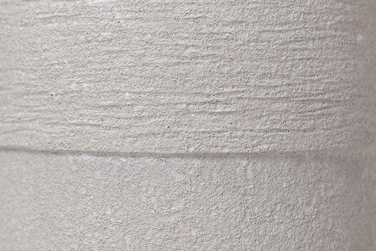 JARRON CERAMICA GRIS 16,5x16,5x30 CM