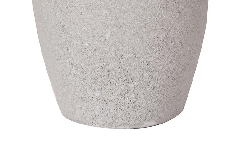 JARRON CERAMICA GRIS 16,5x16,5x30 CM
