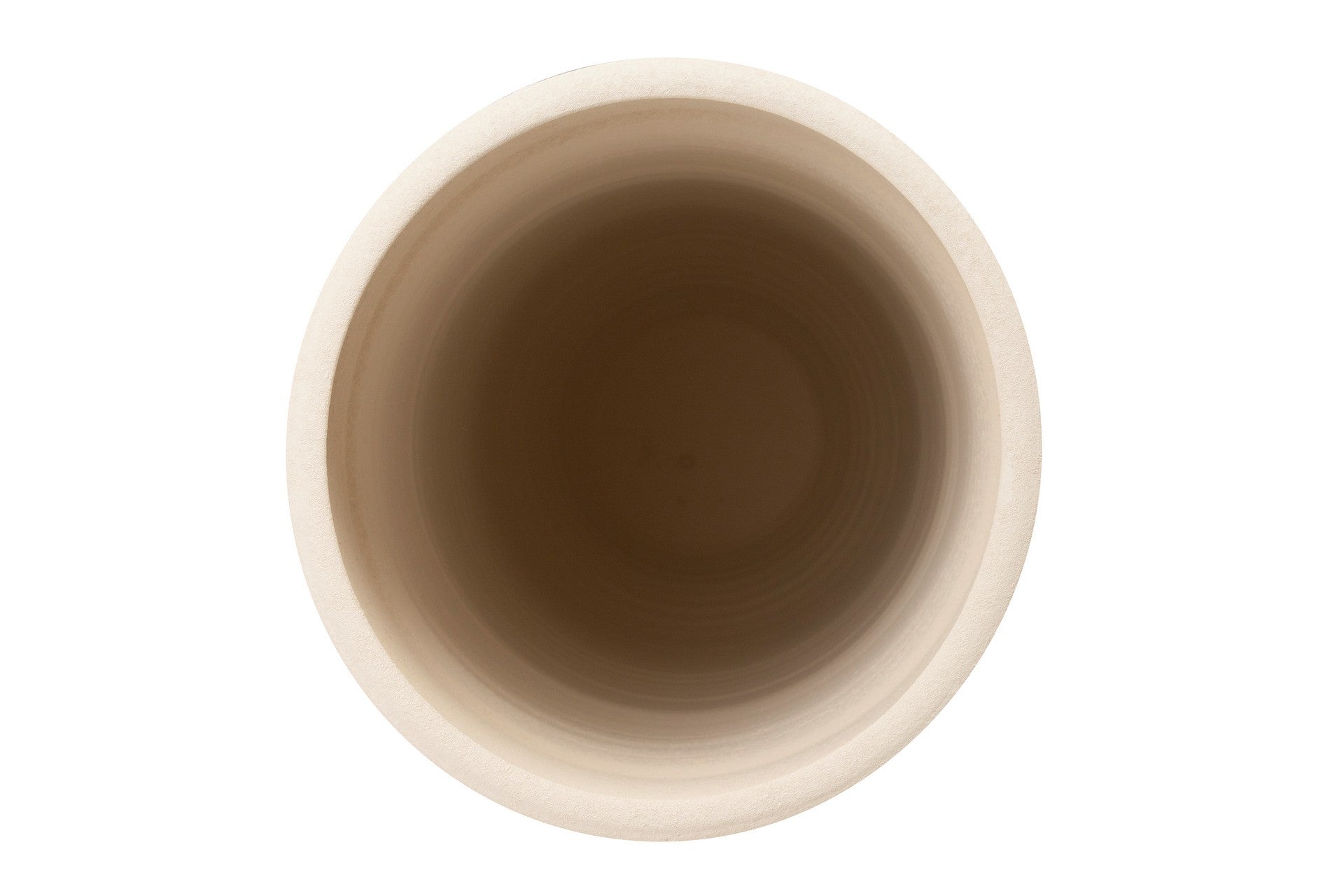 WHITE CERAMIC VASE 30x30x80 CM