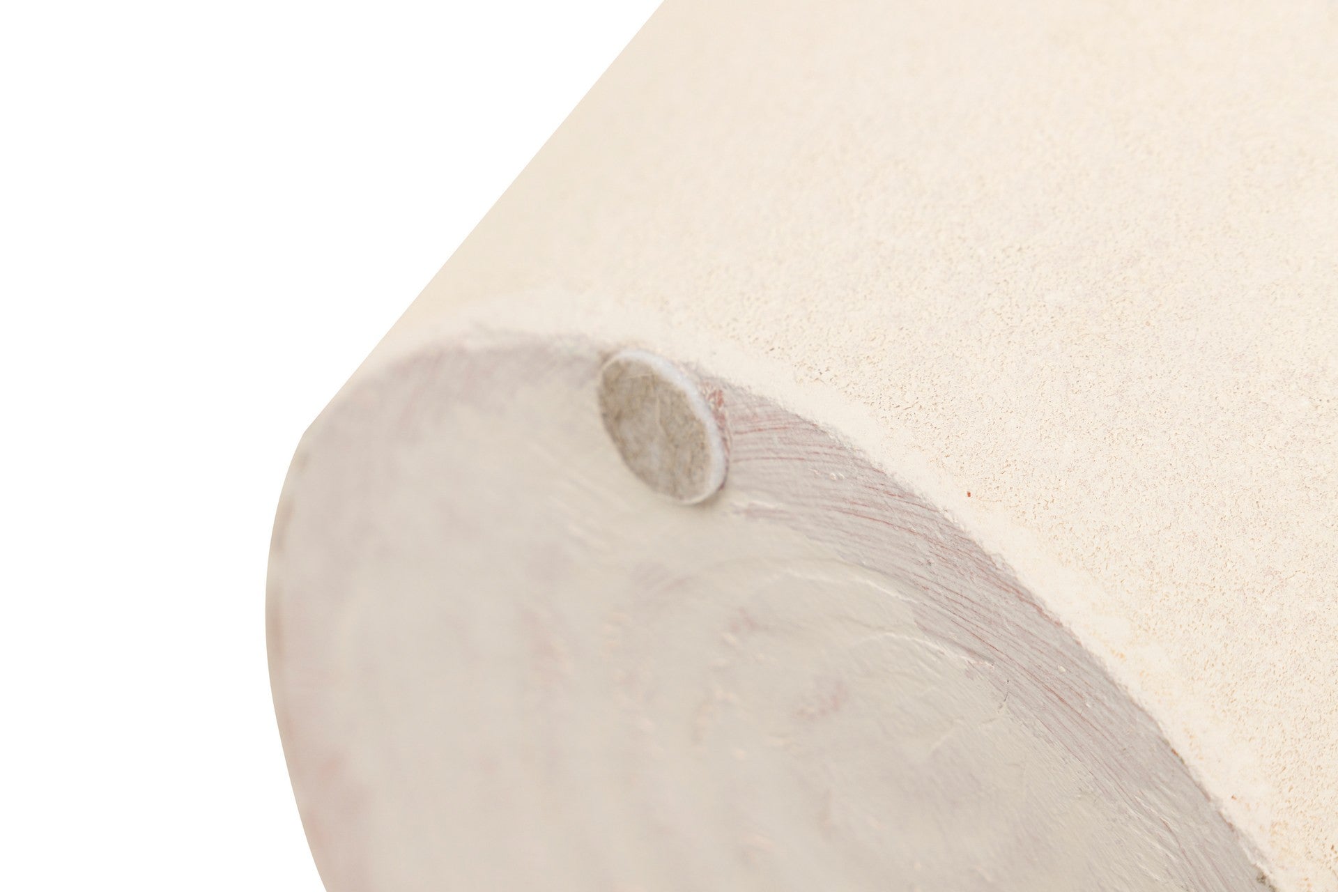 WHITE CERAMIC VASE 30x30x80 CM