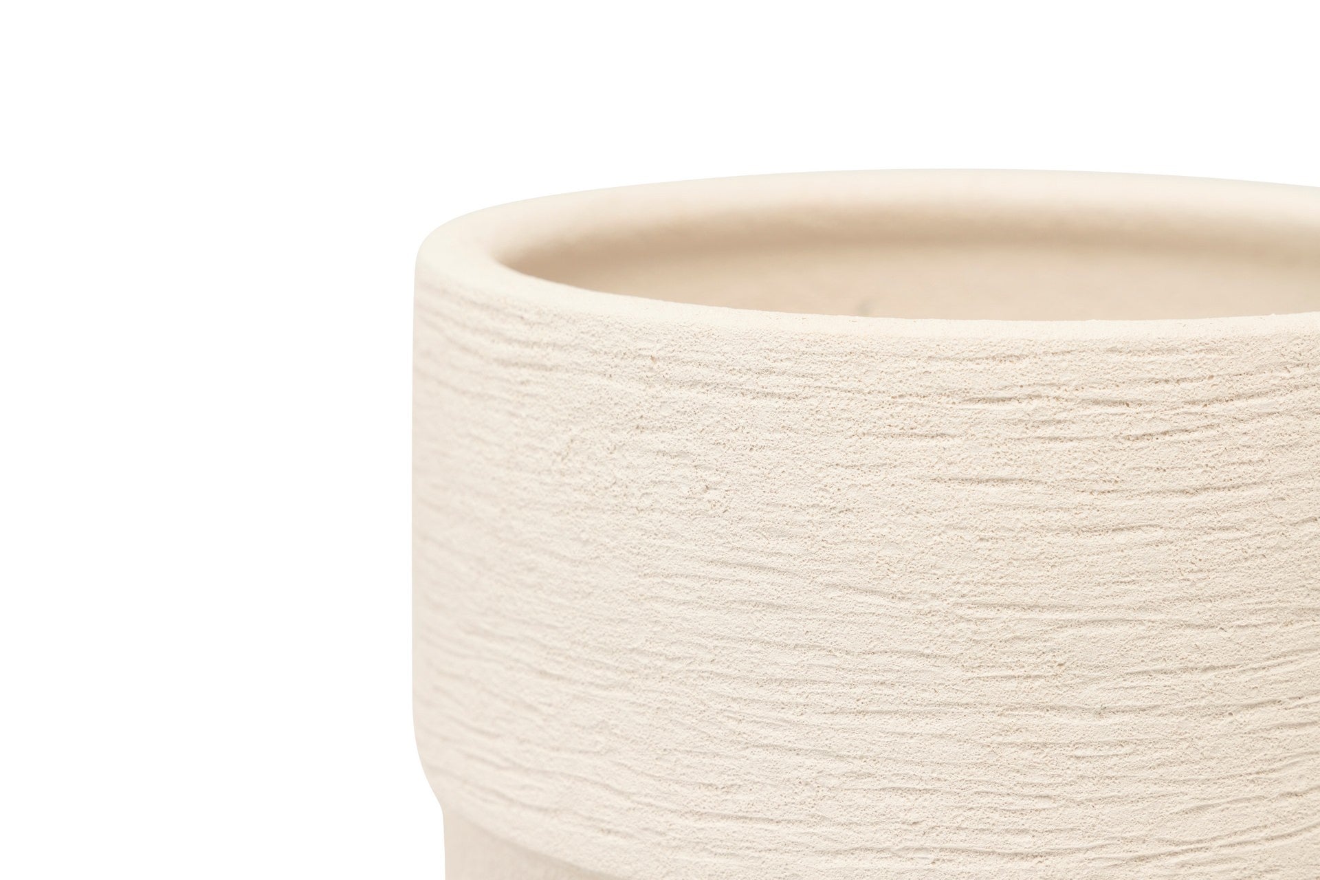 WHITE CERAMIC VASE 20x20x40 CM