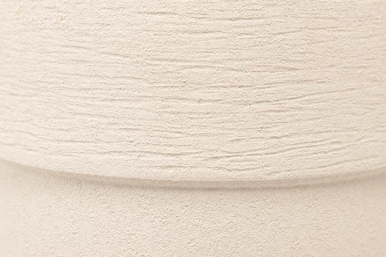 WHITE CERAMIC VASE 20x20x40 CM