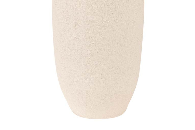 WHITE CERAMIC VASE 16x16x30 CM