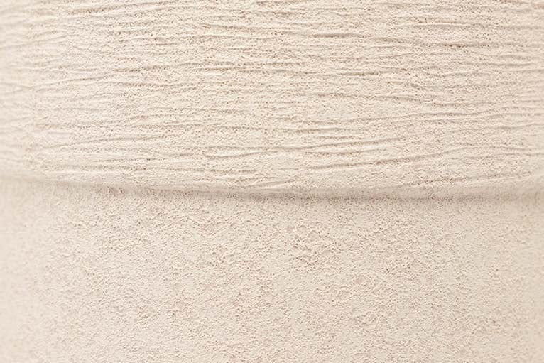 WHITE CERAMIC VASE 16x16x30 CM