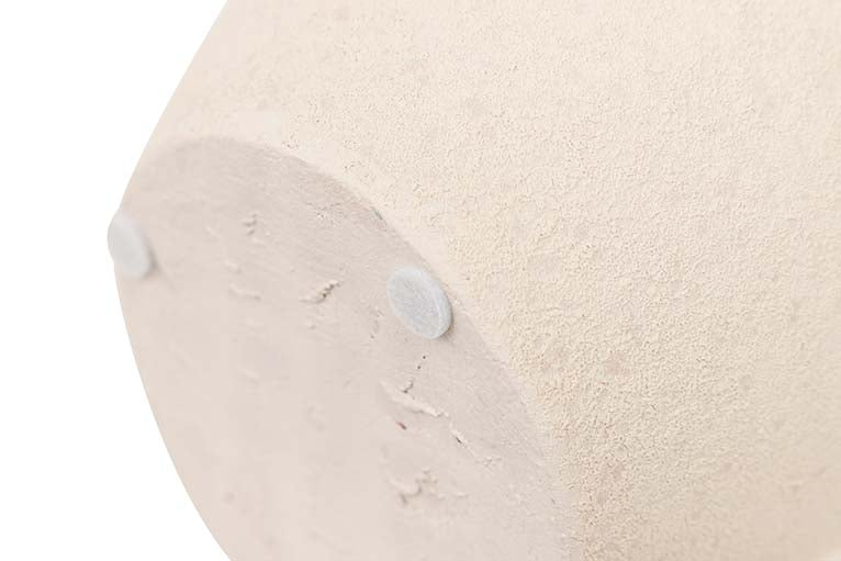 WHITE CERAMIC VASE 16x16x30 CM