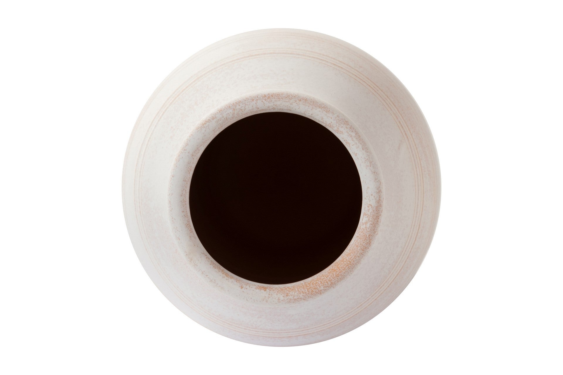 JARRON CERAMICA BLANCA 23x23x40 CM