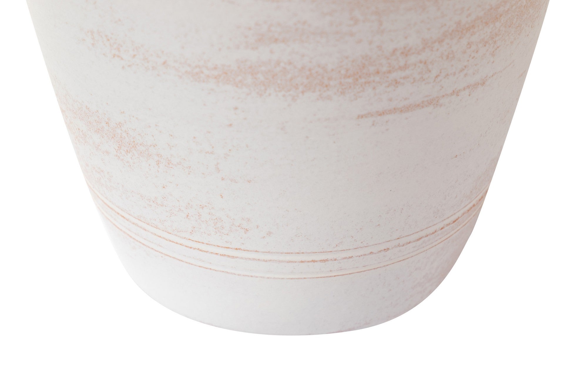 JARRON CERAMICA BLANCA 23x23x40 CM
