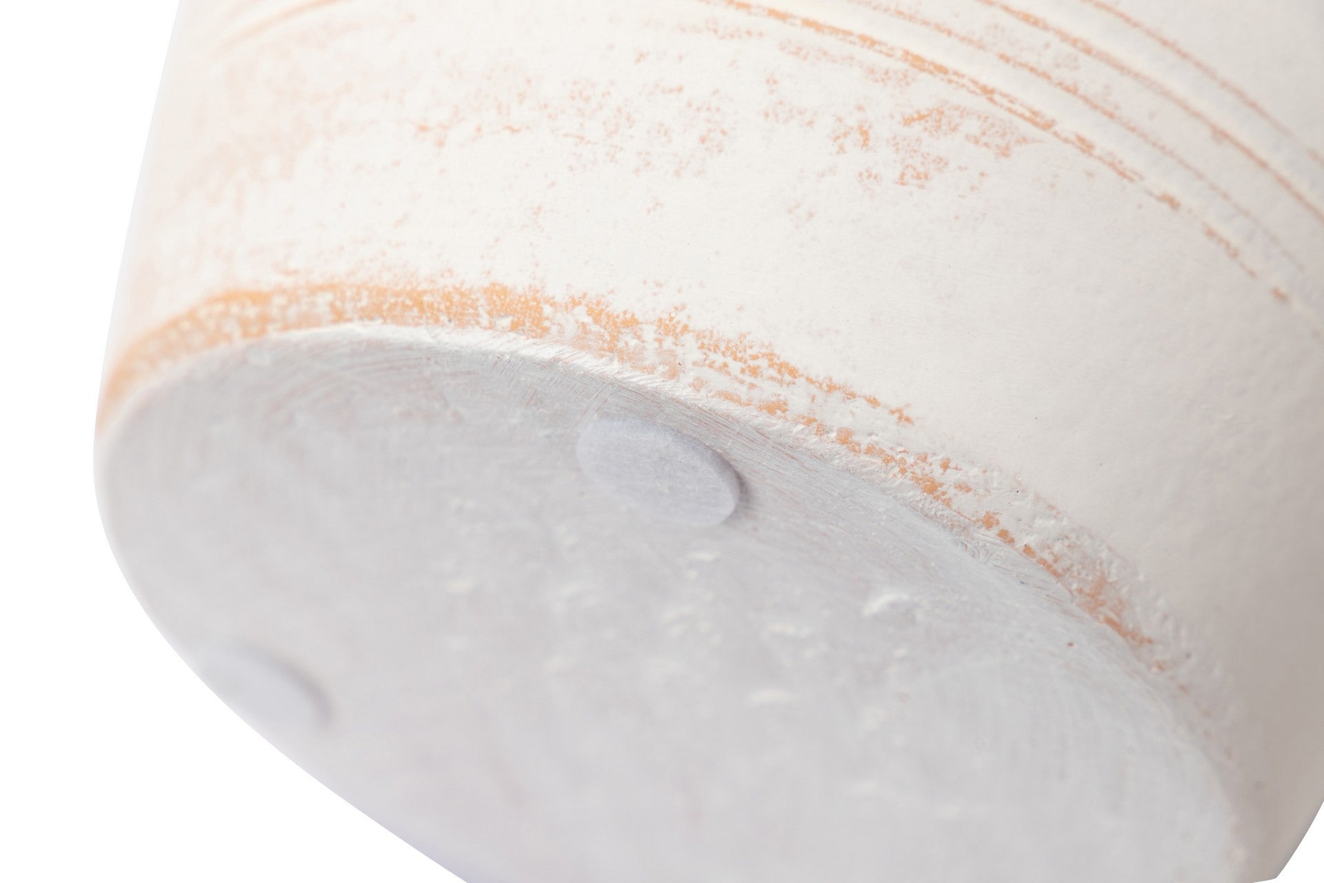 JARRON CERAMICA BLANCA 23x23x40 CM
