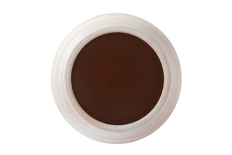 WHITE CERAMIC VASE 28x28x40 CM