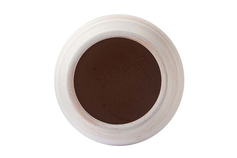 WHITE CERAMIC VASE 24x24x31 CM