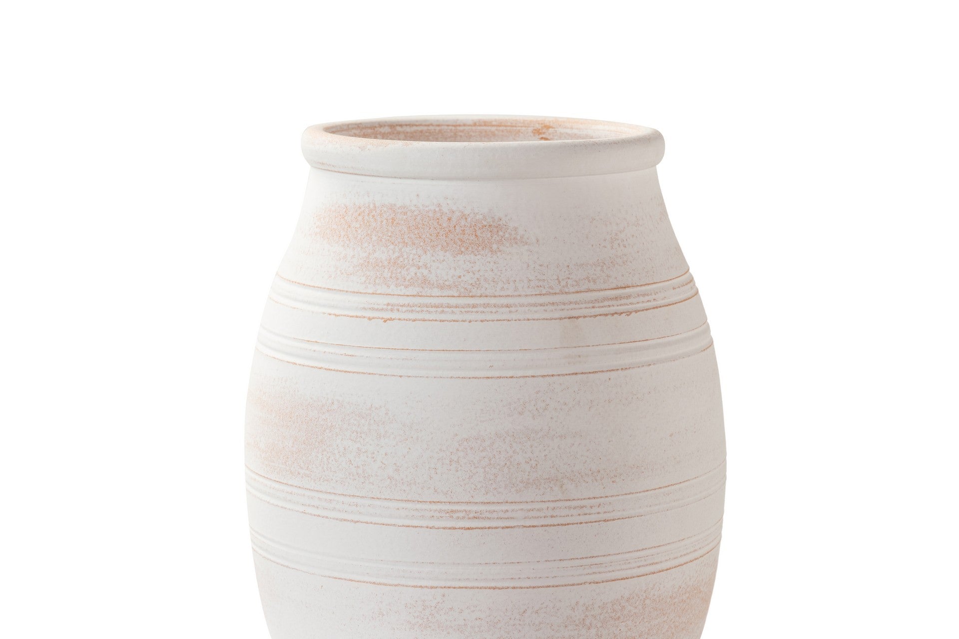 JARRON CERAMICA BLANCA 24x24x31 CM