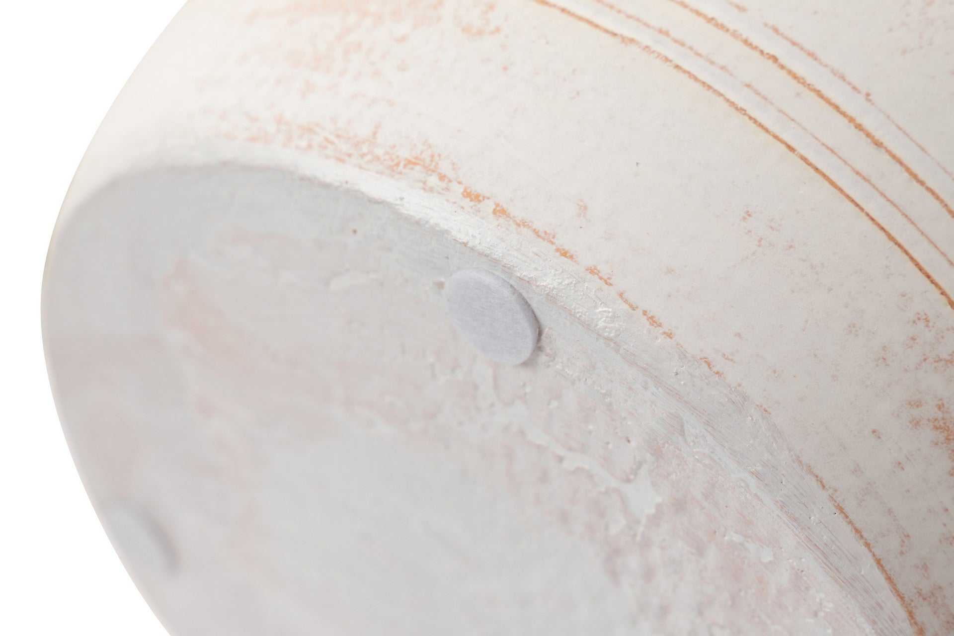 WHITE CERAMIC VASE 24x24x31 CM