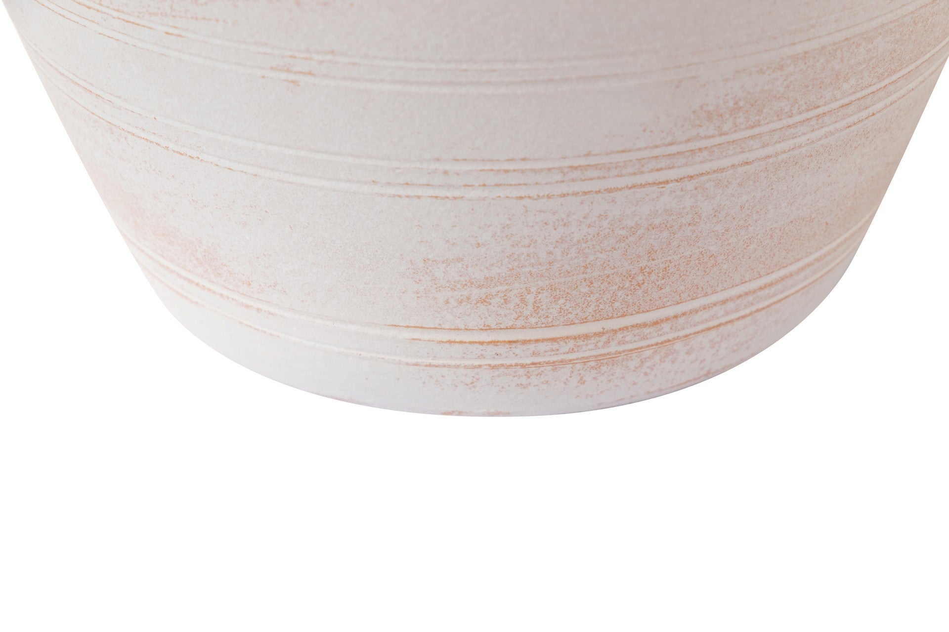 WHITE CERAMIC PLANTER 32x32x28 CM