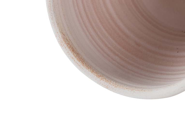 JARDINEIRA DE CERÂMICA BRANCA 32x32x28 CM