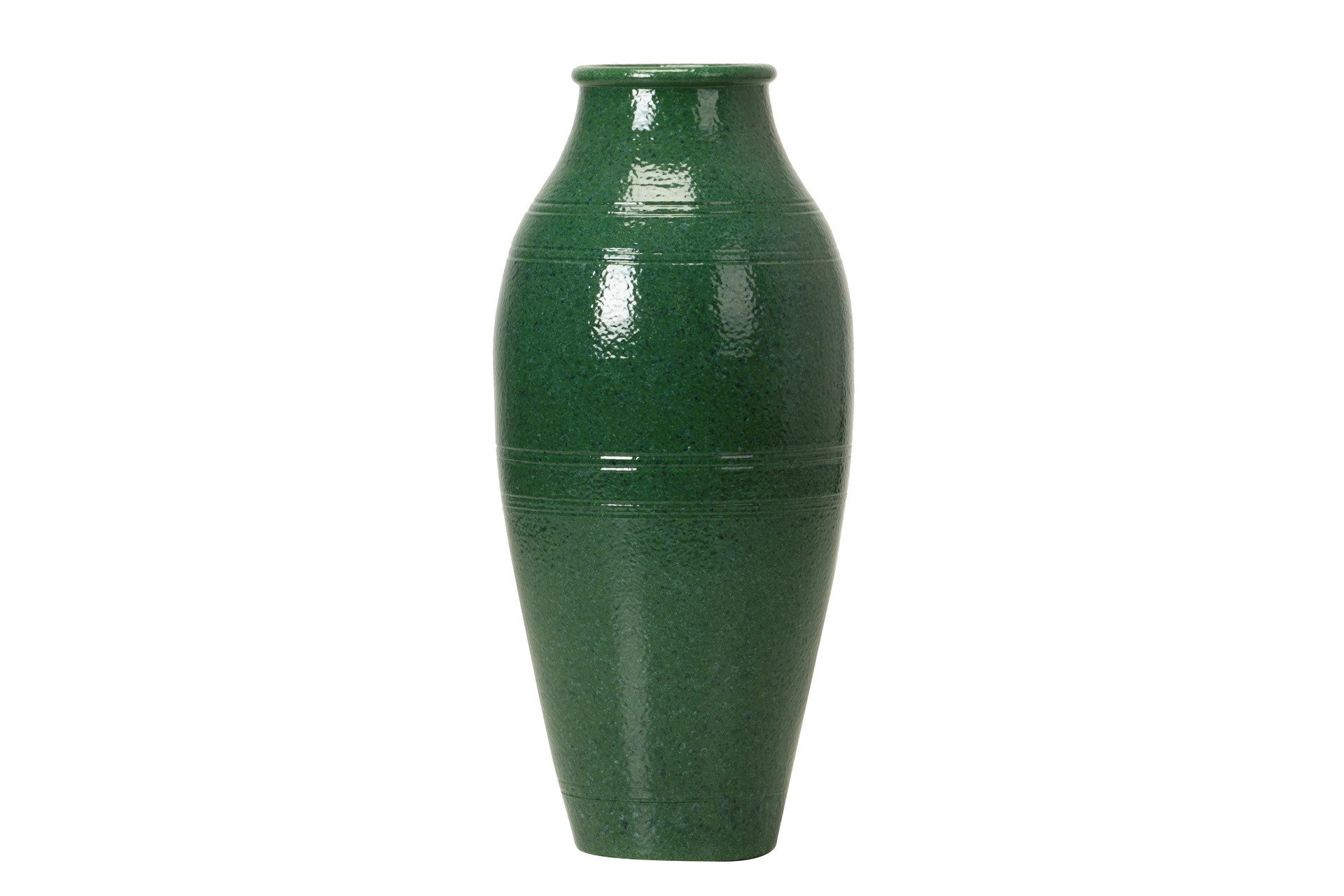 JARRON CERAMICA VERDE 26x26x60 CM