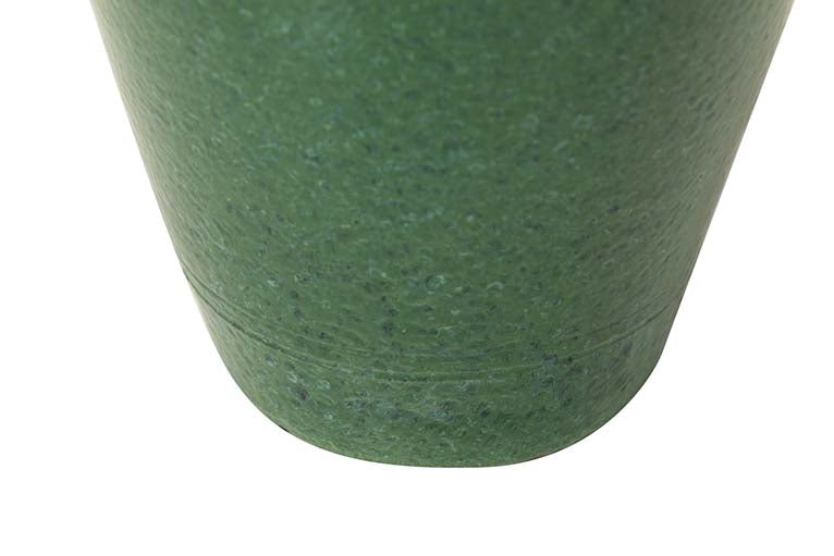 GREEN CERAMIC VASE 26x26x60 CM