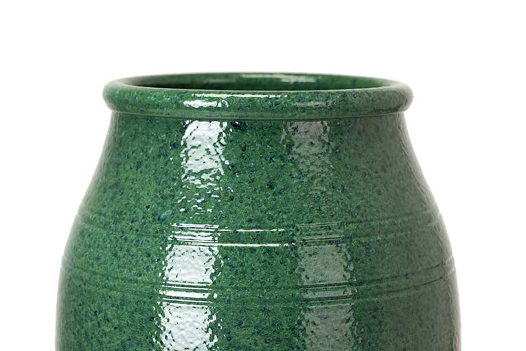 JARRON CERAMICA VERDE 28x28x40 CM