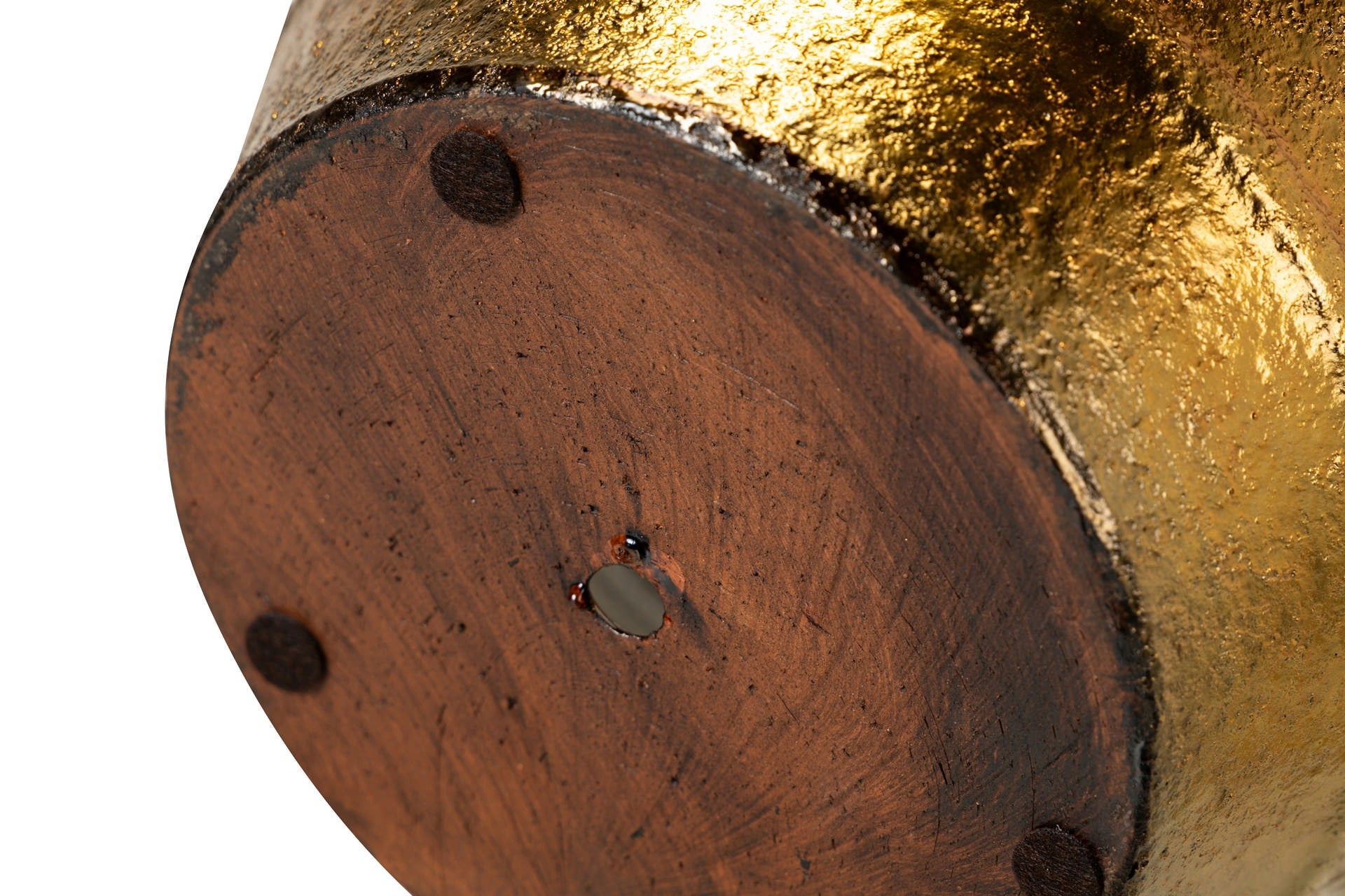 GOLDEN CERAMIC FLOWER POT 36x36x43 CM