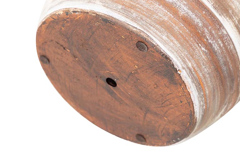 JARDINEIRA DE CERÂMICA MARROM 44x44x52 CM