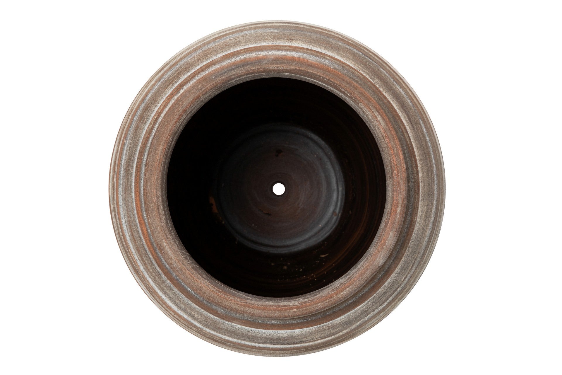 BROWN CERAMIC PLANTER 44x44x52 CM