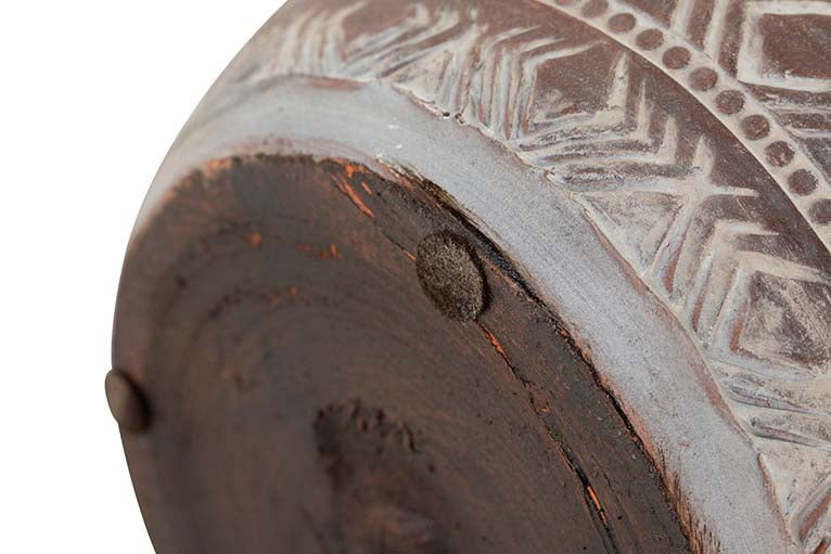 JARRON CERAMICA MARRON 26x26x60 CM