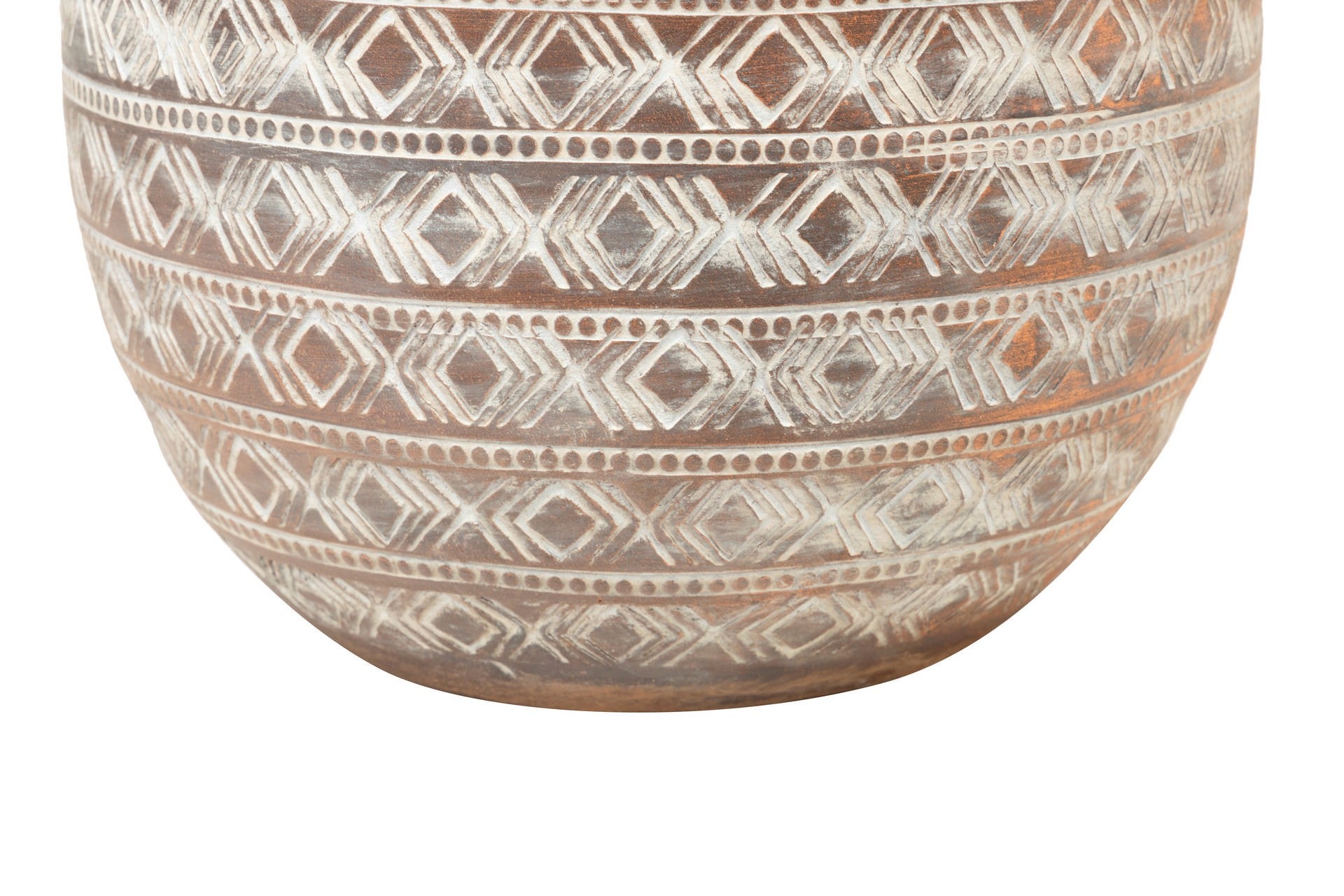 SET OF 3 POTS 30x30x28 25x25x19 20x20x16 CM