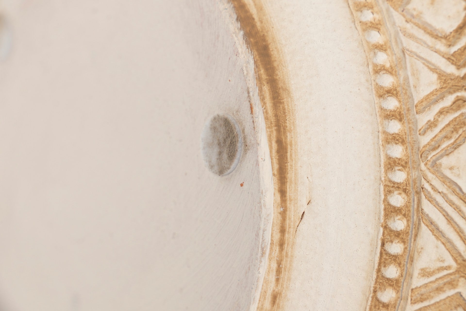 JARRON CERAMICA BEIGE 26x26x60 M
