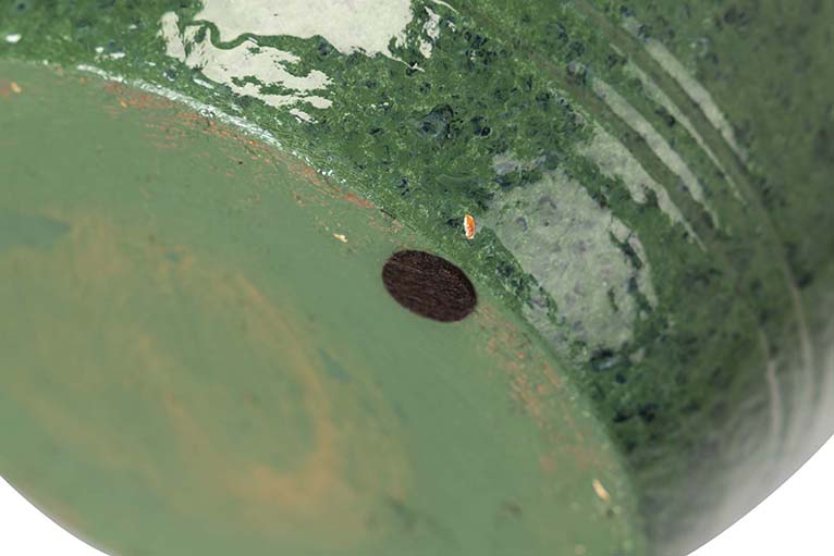 GREEN CERAMIC VASE 24x24x32 CM