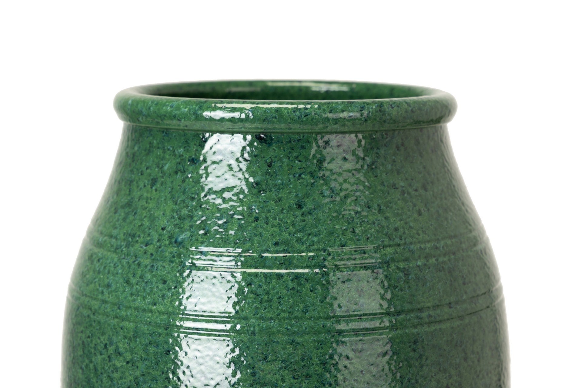 JARRON CERAMICA VERDE 24x24x32 CM